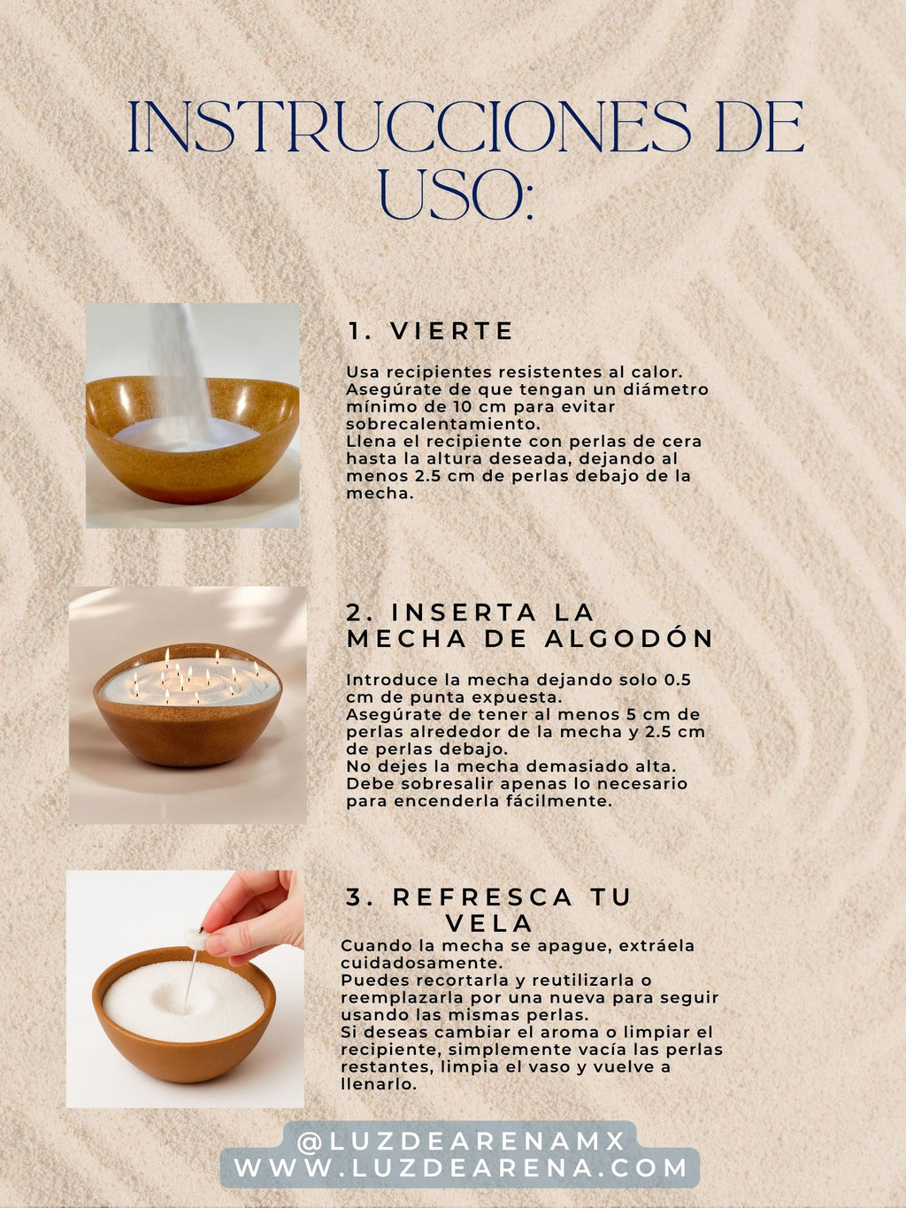 Cera Perlada Premium - Blanco