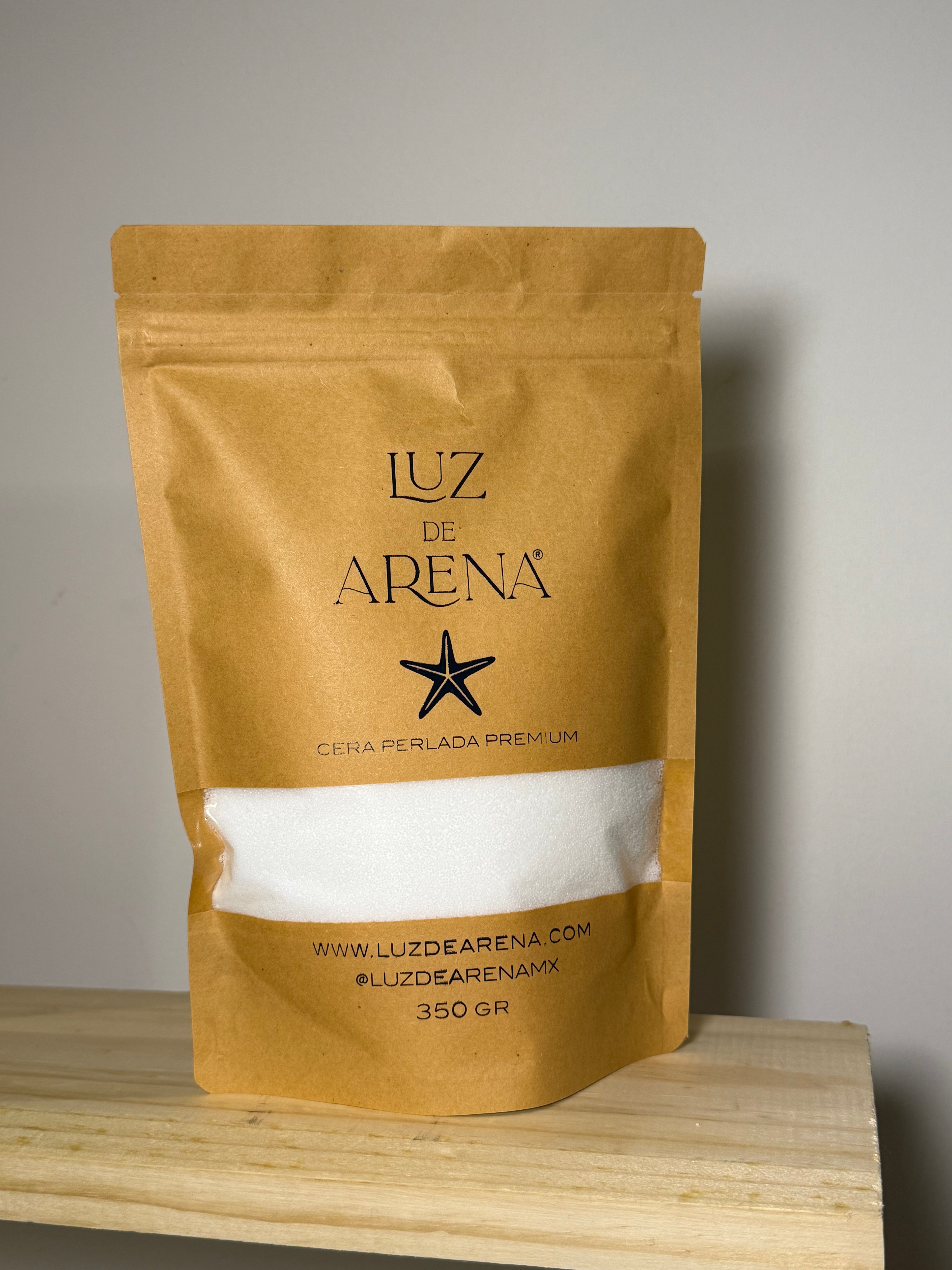 Cera Perlada Premium - Blanco